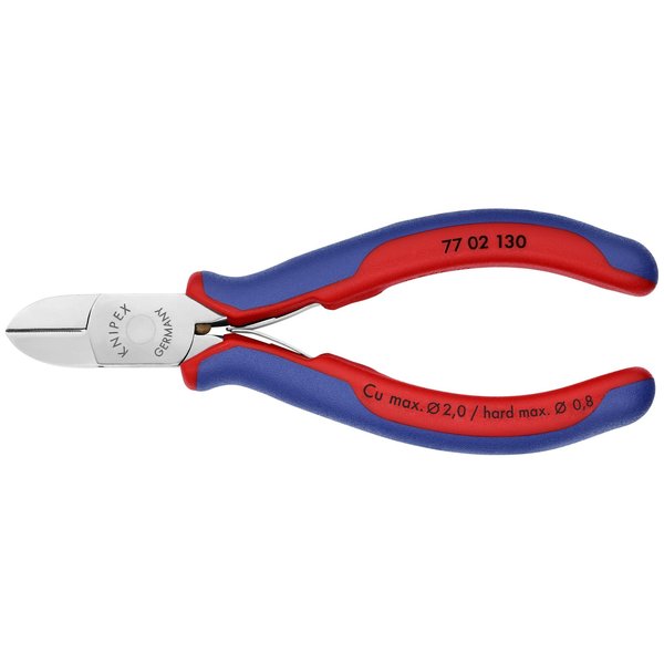 Knipex Diagonal Cutters, 5 1/4" Electronics Dia 77 02 130