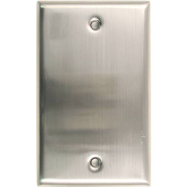 Rusticware Single Blank Switch Plate Satin Nickel 780SN