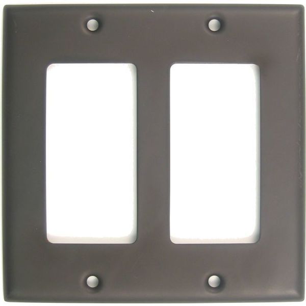 Rusticware Double Rocker Switch Plate, Number of Gangs: 2 Oil Rubbed Bronze Finish 787ORB