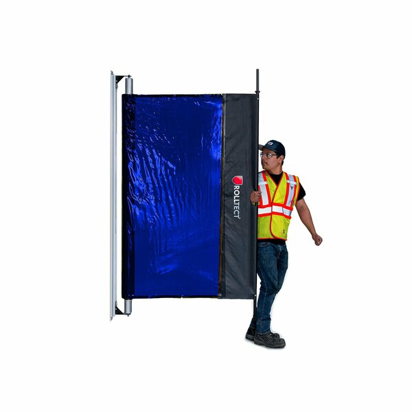 Shaver Industries Weld Screen, 5.5 ft H, 20 ft W, Blue 628242430142