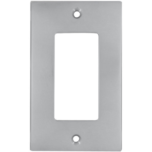 Omnia Triple Rocker Modern Switch Plate, Number of Gangs: 1 Solid Brass, Polished Brass, Lacquered Finish 8023/S.3