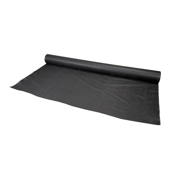 Mutual Industries 12.5 in x 360 in NW80 Non-Woven Geotextile Polypropylene, BLACK 80-150-300