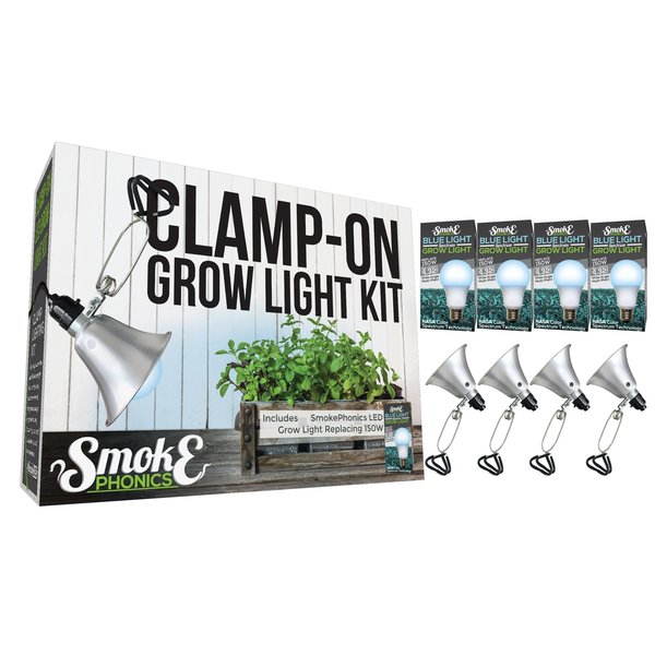 Miracle Led SmokePhonics LED Clamp-On Grow Lght, PK4 601281