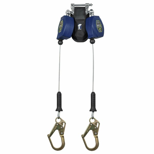 Falltech Self Retracting Lifeline, 420 lb, 8 ft L 82808TP0