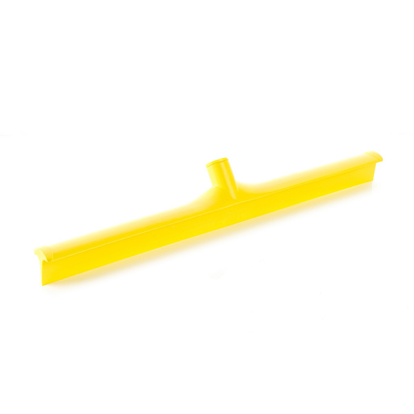 Malish Sanitary Squeegee, 24" Yellow, Rubber Blade, PK 6 83424