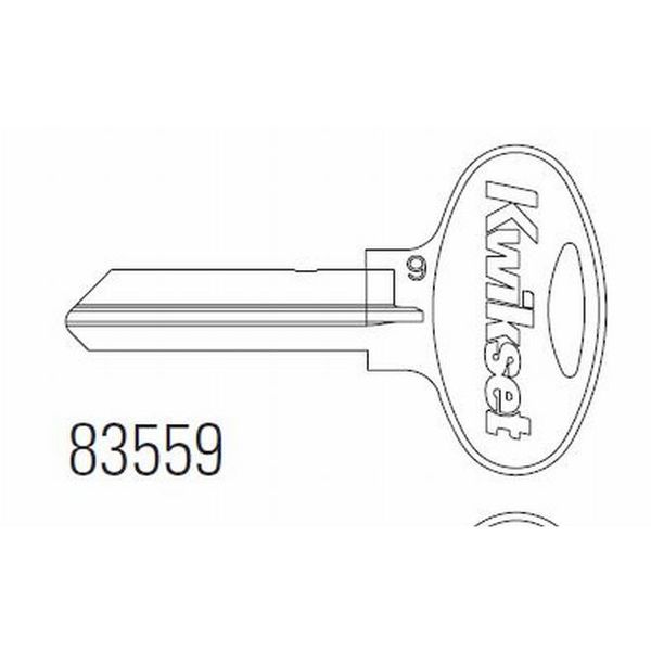 Kwikset Large Bow Builder Key 6-Pin Blank 83559-008 Zoro