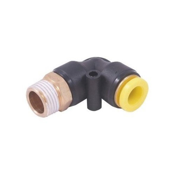 Hhip Push To Connect Male Pneumatic Elbow Tube Fittings 1/8 X 1/4 NPT 8401-0295