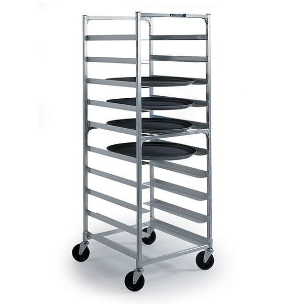 Lakeside Aluminum Oval Tray Rack; Standard Ledge Style - Holds (10) Trays 8580