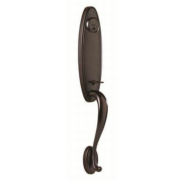 Weslock Stanford Exterior Active Handleset Oil Rubbed Bronze 06661-1--002D