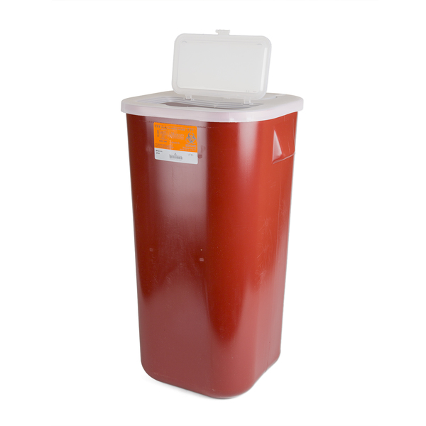 Medegen Medical Products Sharps Container, 16 gal., Red PK6 8716