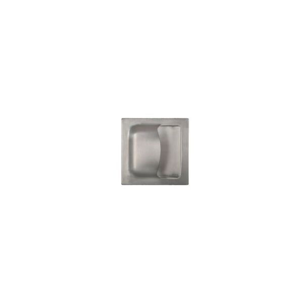 Trimco Square Flush Pull Back to Back Mounting Satin Stainless Steel 6"x6" 1111C-BTB.630