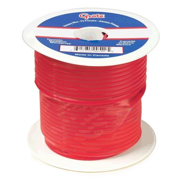 Grote Primary Wire, 18 Gauge, Red, 100 ft. Spool 87-9000
