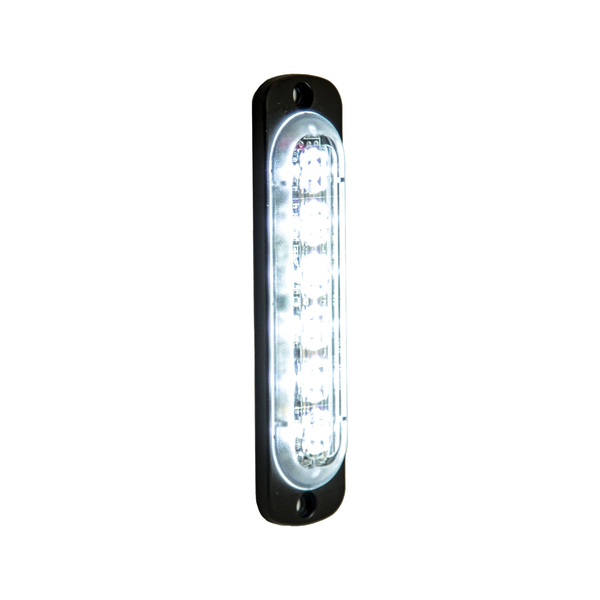 Buyers Products Thin 4.5 Inch Clear Vertical LED Strobe Light 8891911