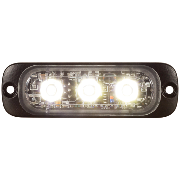 Buyers Products Strobe Light, Thin, Horizontl, Clear, 3.375" 8892301