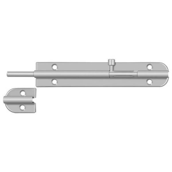 Deltana Barrel Bolt Satin Stainless Steel 8" 8BB32D