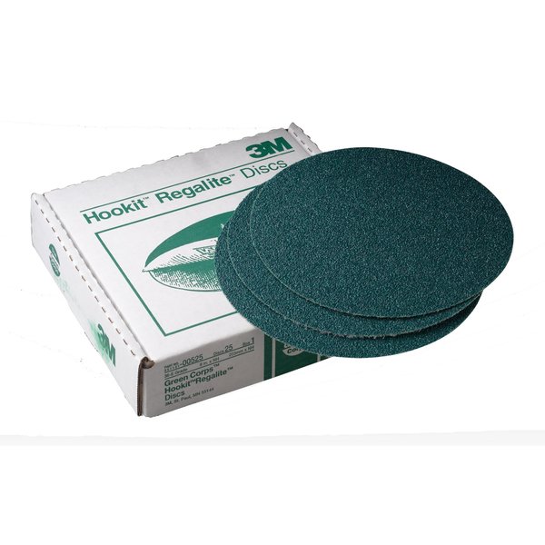 3M GrnCorpsHookit Regalite Disc, 00525, PK125 00525