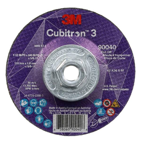 3M Cubitron Cut-Off Wheel, 36 Grit 90040
