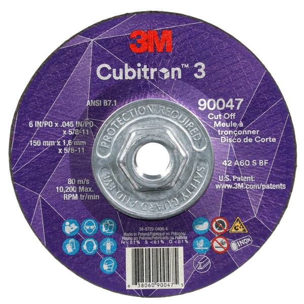 3M Cubitron Cut-Off Wheel, 60 Grit 90047