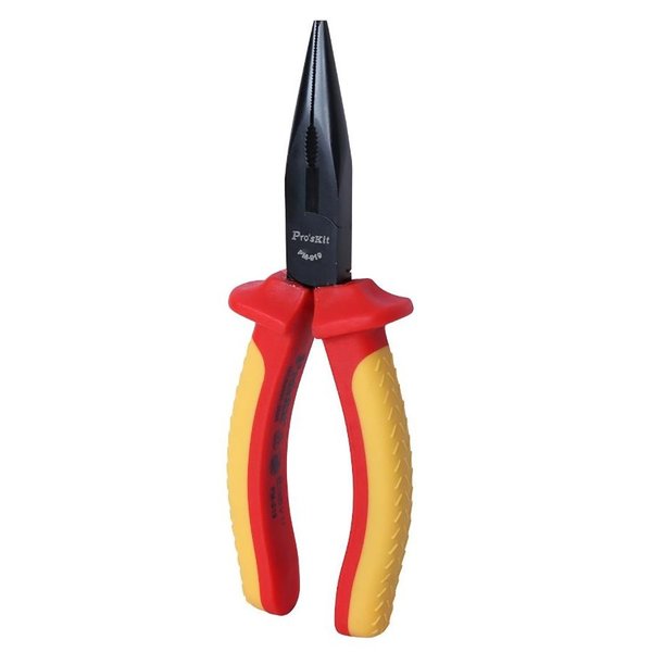 Proskit Insulated L, nosed Pliers, 6-1/4", 10 902-208