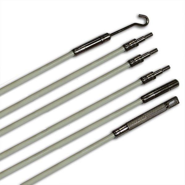 Eclipse Tools Cable Fish Kit, 5" Glow 3/16 Rod, Qty6 902-632