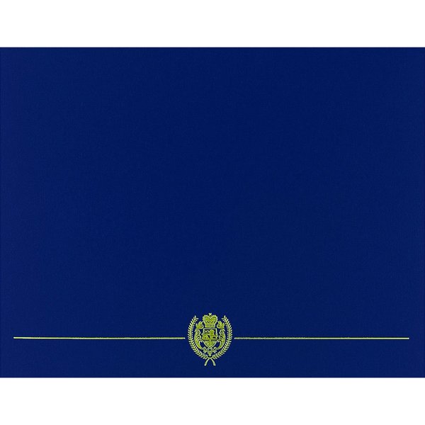 Great Papers Certificate Cover Classic, Navy W/, PK50 903115PK10