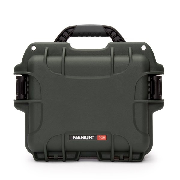 Nanuk Cases Case, Olive, 908S-000OL-0A0 908S-000OL-0A0