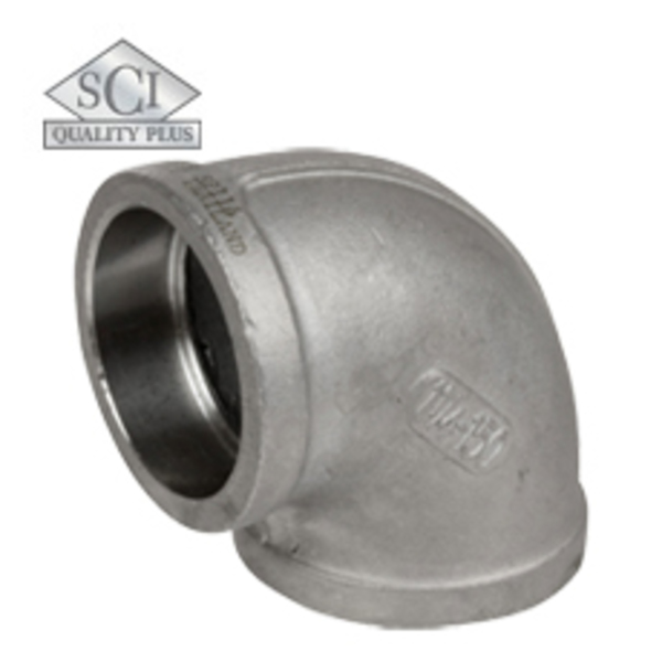 Smith-Cooper Socket Weld 90 ELL, 150lb, 304 1-1/2" 4381048040