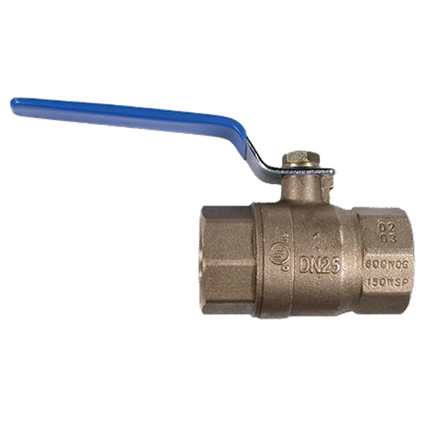 Be Pressure Supply Full Port Brass Ball Valve, 1.5 FNP 91.000.007