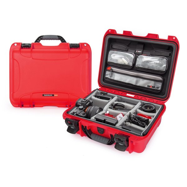 Nanuk Cases Case with Lid Divider, Red, 920S-060RD-0A0 920S-060RD-0A0