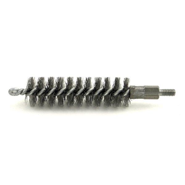 Brush Research Manufacturing 92S594 Tube Brush With 8-32 Thread Shank, .594 Diameter, Stainless Steel Filament 92S594