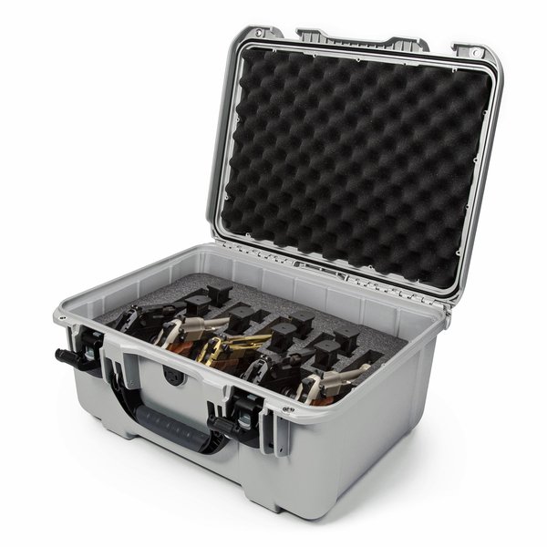 Nanuk Cases Case with Foam Insert for 5Up, Silver, 933S-080SV-0A0-21021 933S-080SV-0A0-21021