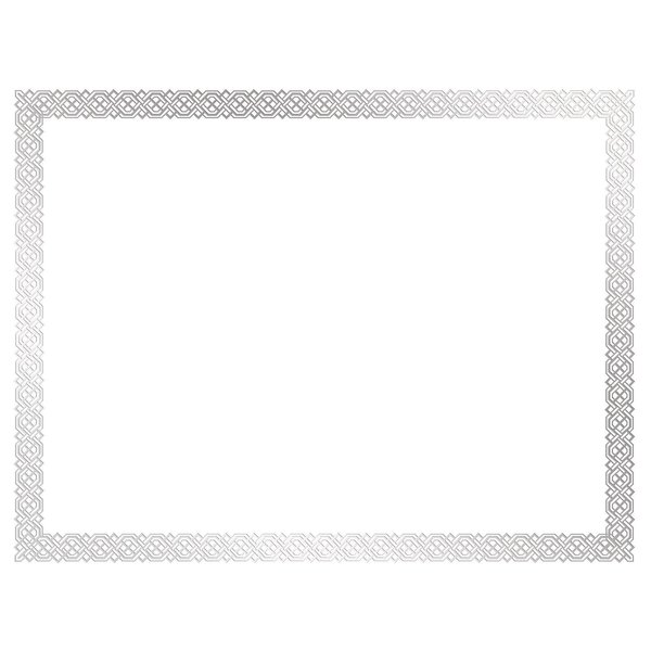 Great Papers Certificate Silver Foil Braided, W, PK15 963027