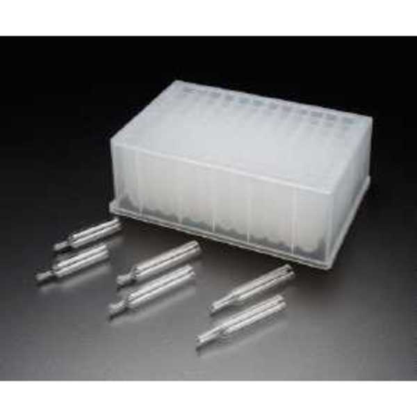 Jg Finneran Glass Round Bottom Vials, 8x46mm, for 96 Deep Square Well Plates,  4120RB-846