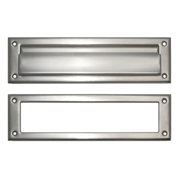 Brass Accents Mail Slot, 3-5/8x13", Satin Nickel A07-M0030-619