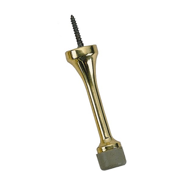 Brass Accents WALL BASE DOOR STOP 3", POLISHED BRASS A07-S8800-605