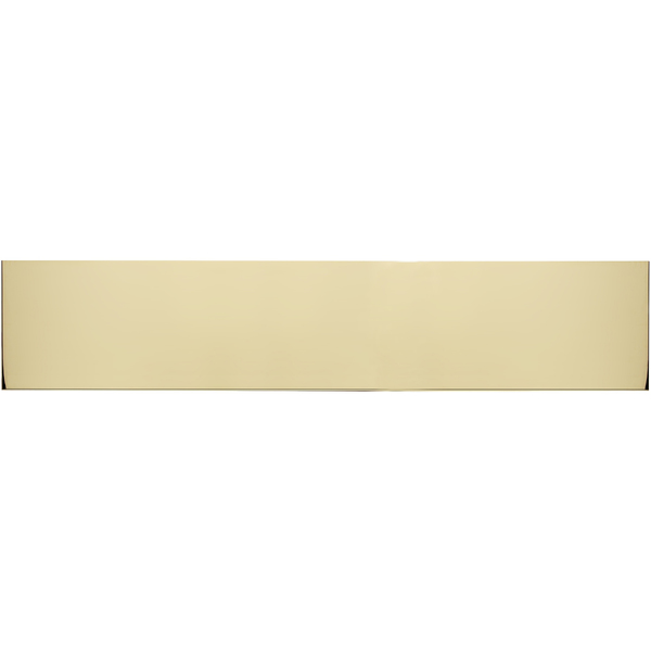 Brass Accents Kick Plate, 6x28", Polished Brass-Alumi A09-P0628-628ADH