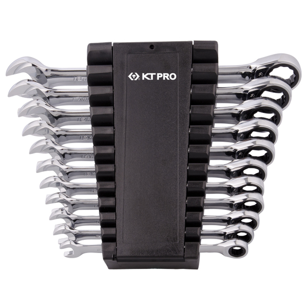 Kt Pro Tools Combination Speed Wrench Set, Metric 11 Piece A12103MR