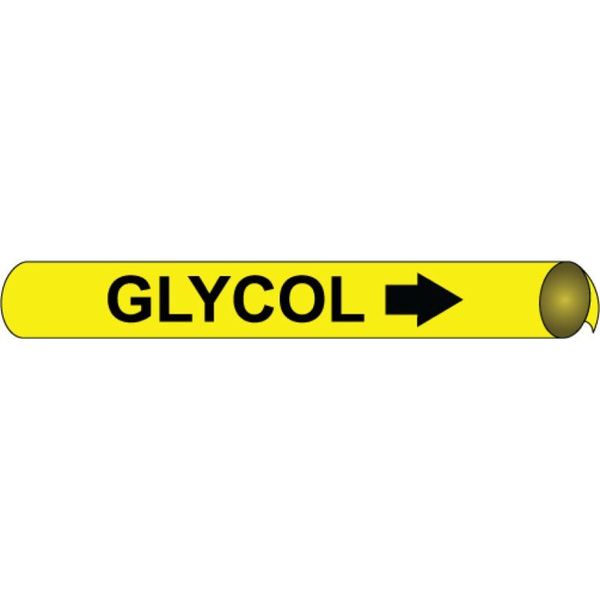 Nmc Pipemarker Precoiled, Glycol B/Y, Fits 3, A4050 A4050