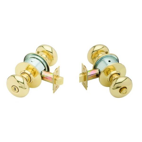 Schlage Commercial Bright Brass Privacy A40PLY605 A40PLY605