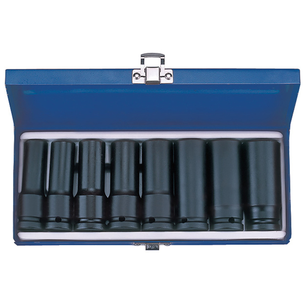 Kt Pro Tools 1/2" Drive Socket Set, SAE, 8 pcs A4404SP