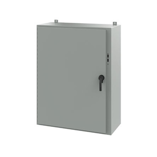 Nvent Hoffman Mild Steel Disconnect Enclosure, 48 in H, 16 in D A48SA3816LPPL