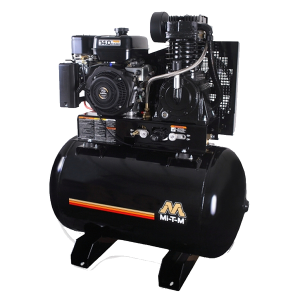 Mi-T-M Two Stage Gas Air Compressor, 80 gal. ABS-13H-80H
