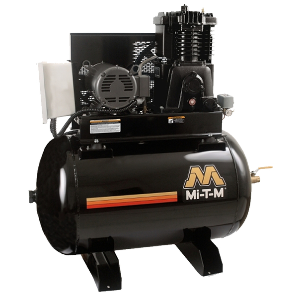 Mi-T-M Horizontal Air Compressor, 5 HP, 200V ACS-20305-80H