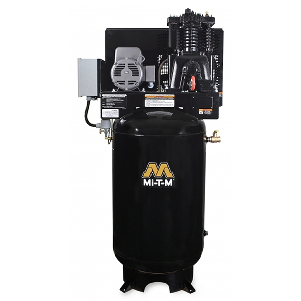 Mi-T-M Vertical Air Compressor, 7.5 HP, 200V ACS-20375-80V