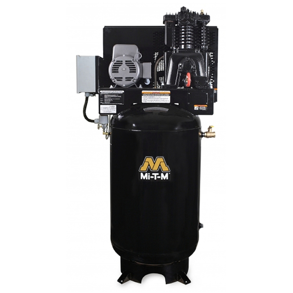 Mi-T-M Vertical Air Compressor, 7.5 HP, 230V ACS-23375-80V