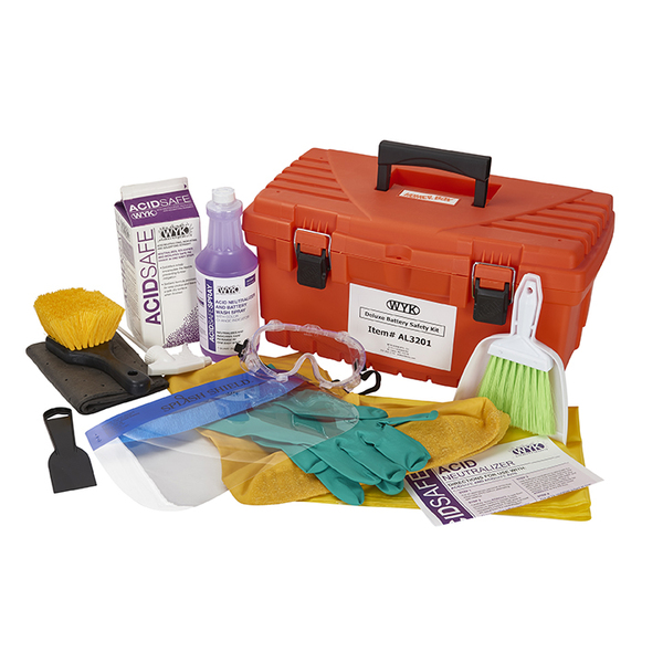 Wyk Spill Kit, Acidsafe, Tool Box, Battery AL3201