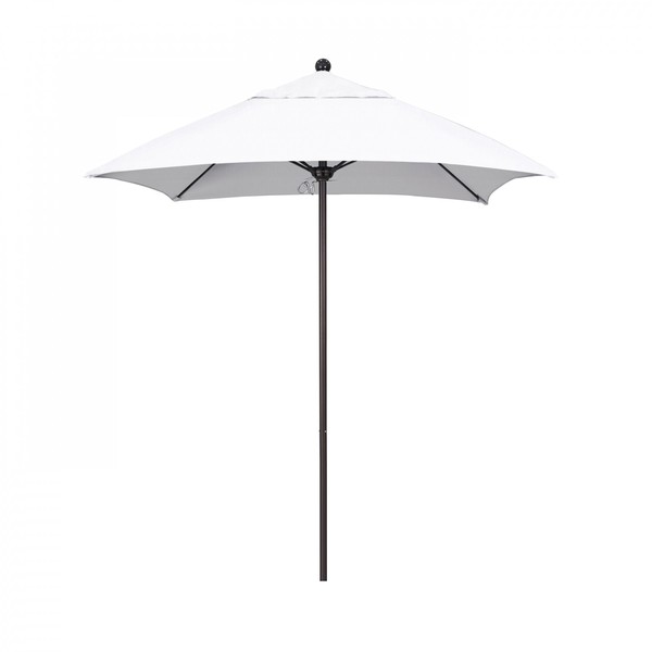 California Umbrella Patio Umbrella, Square, 103.13" H, Sunbrella Fabric, Natural 194061002612