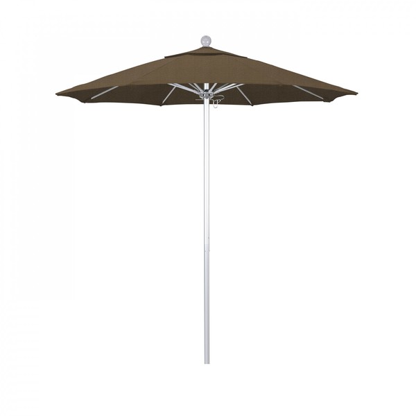 March Patio Umbrella, Octagon, 96" H, Olefin Fabric, Woven Sesame 194061003343