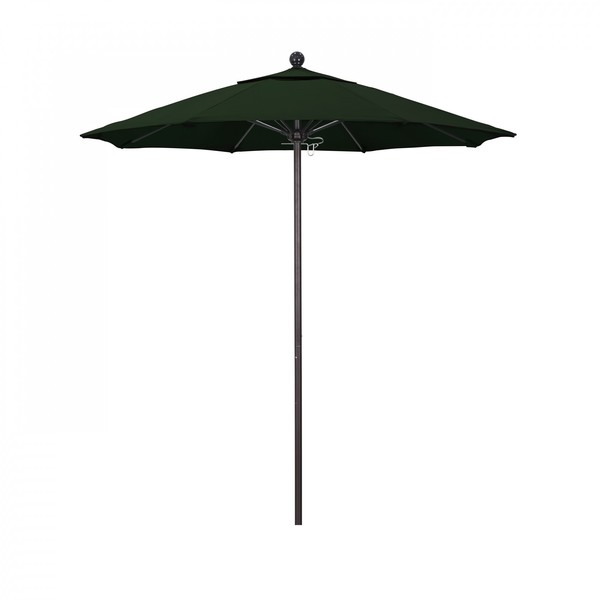 March Patio Umbrella, Octagon, 96" H, Pacifica Fabric, Hunter Green 194061004395