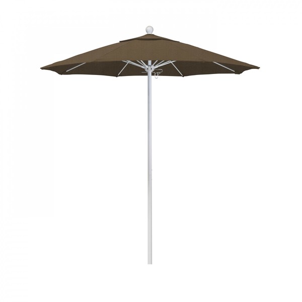March Patio Umbrella, Octagon, 96" H, Olefin Fabric, Woven Sesame 194061005064